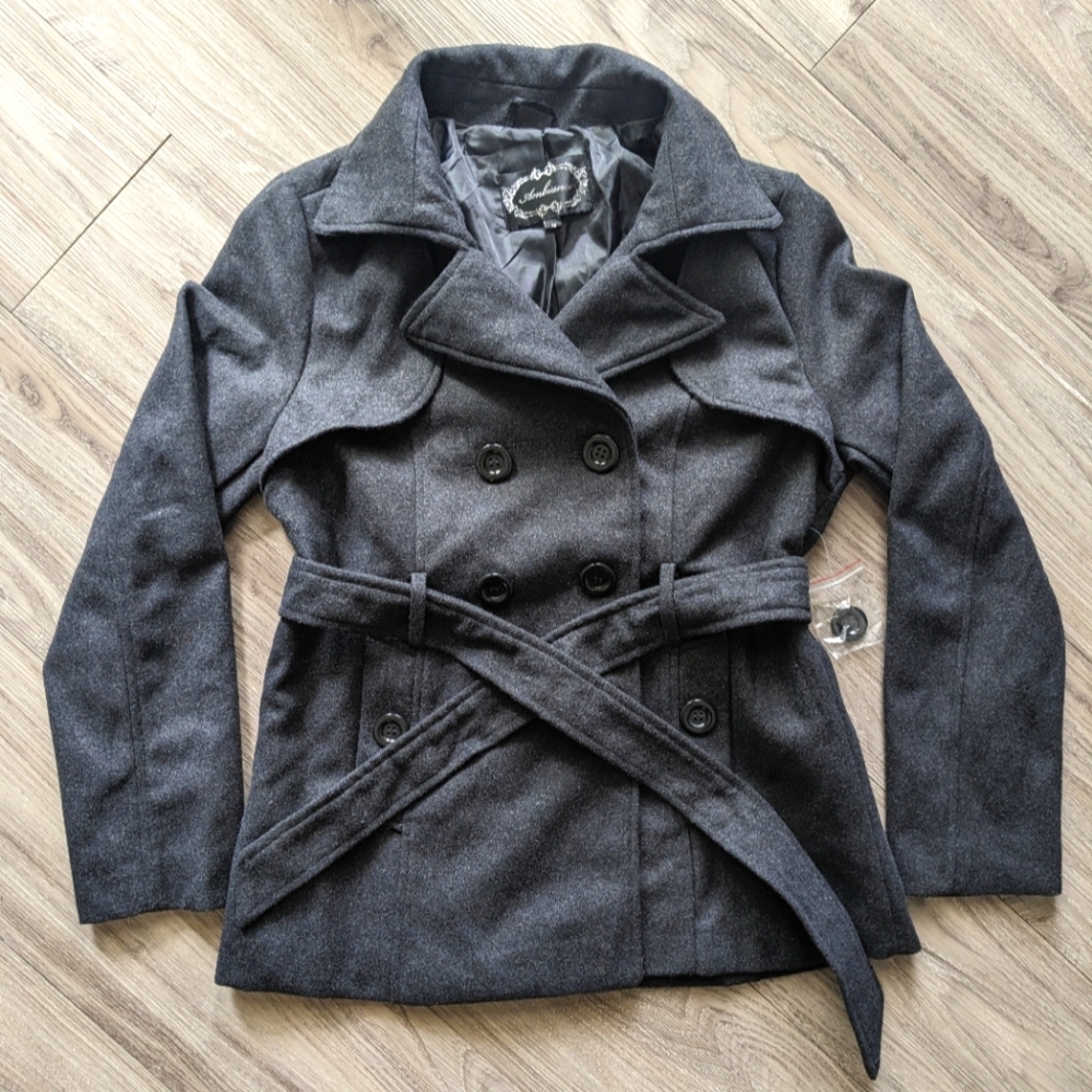 Grey Pea Coat